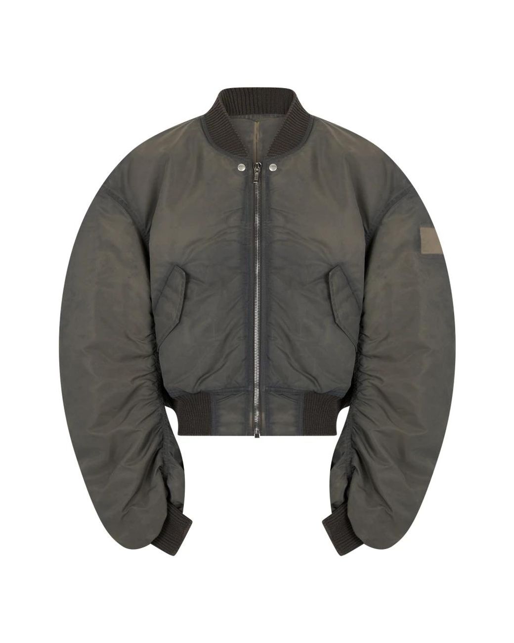 Rick Owens Secchia Flight Jacket in het Gray voor heren