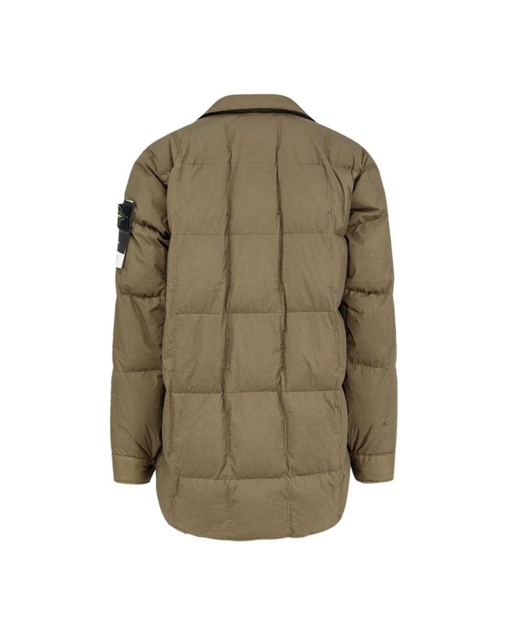 Stone Island Green Winter Jackets for men