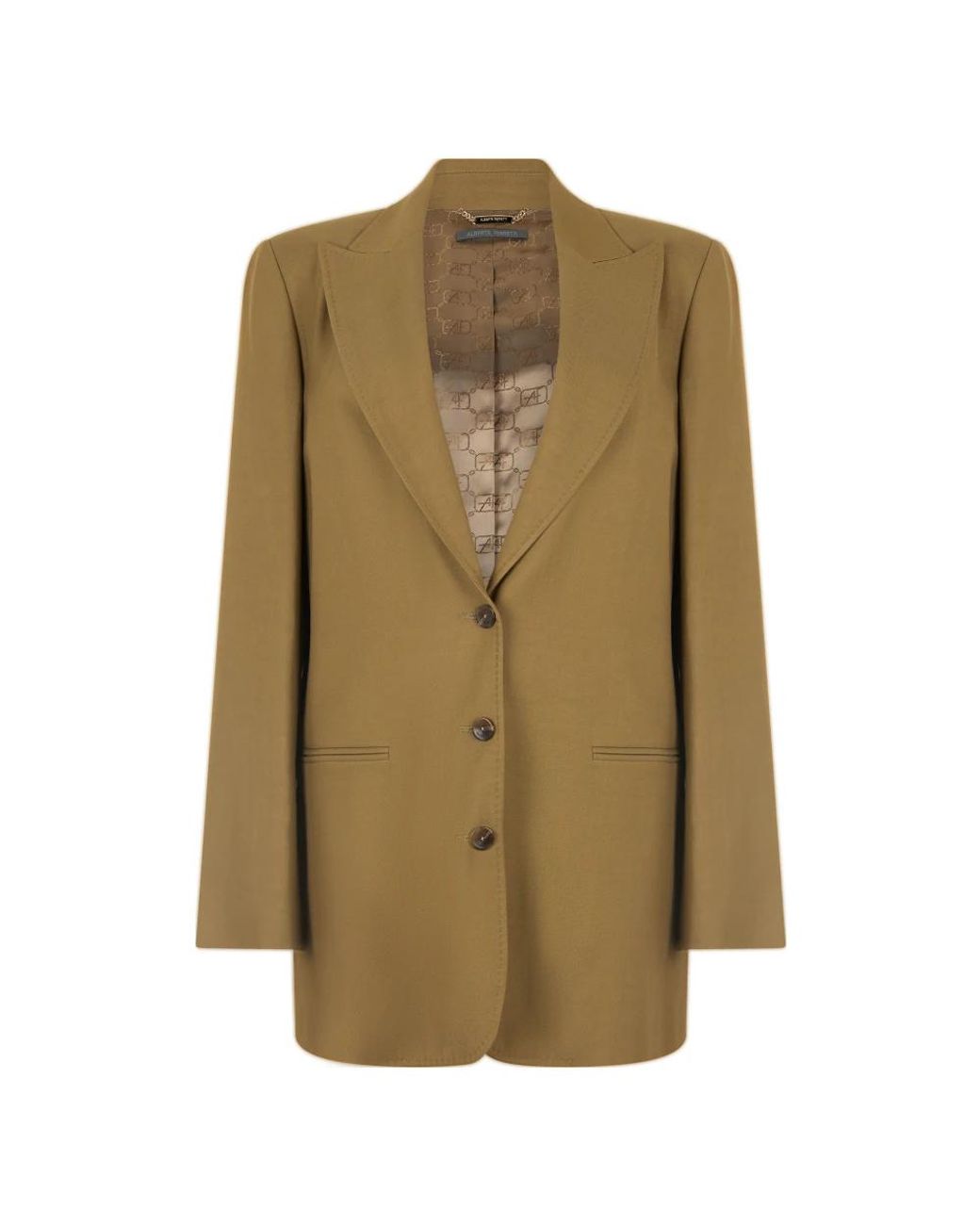 Alberta Ferretti Natural Blazers