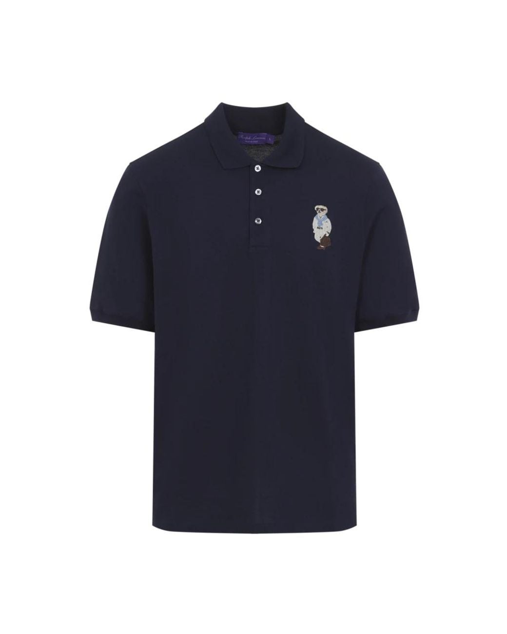 Ralph Lauren Blue Polo Shirts for men