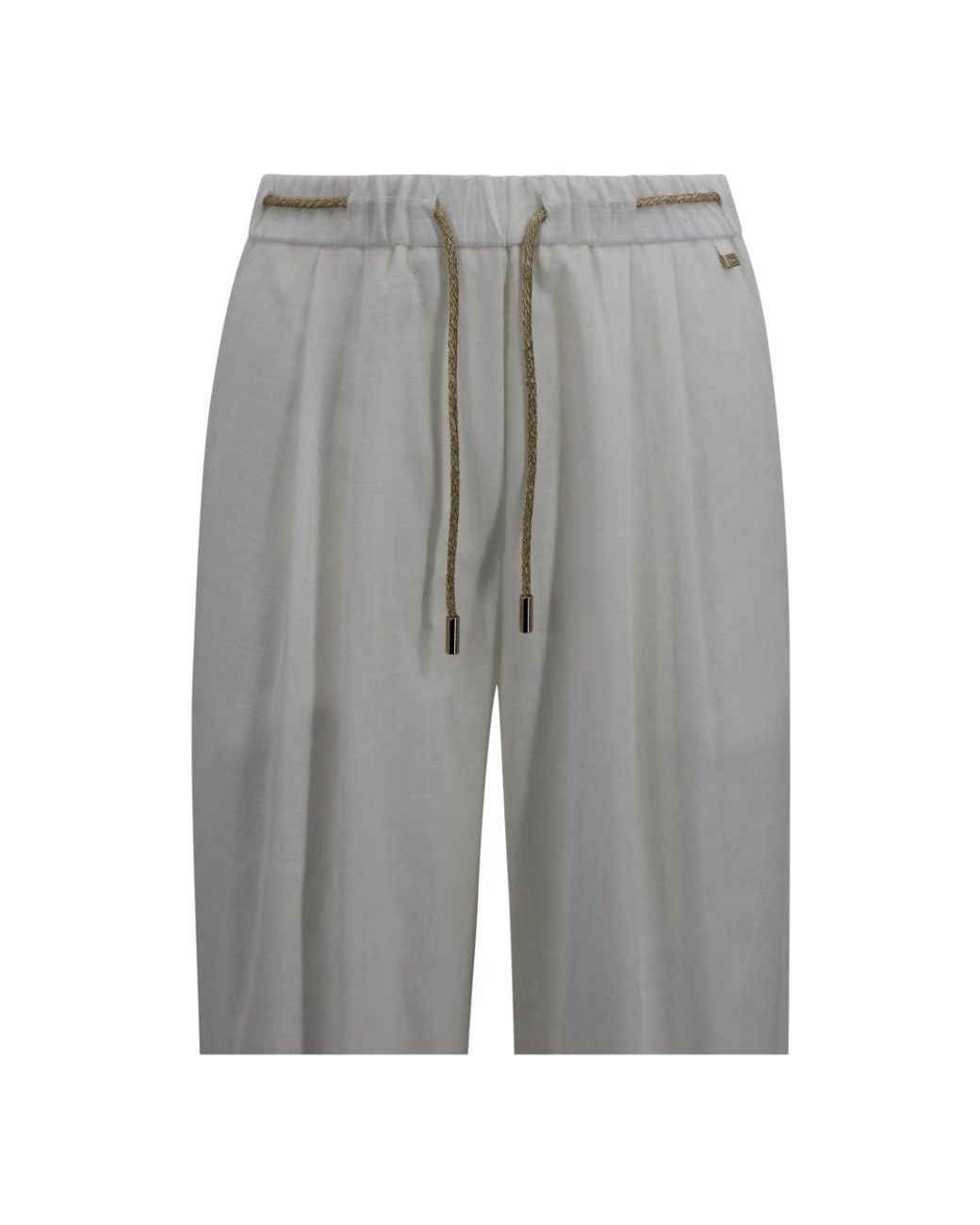 Herno Gray Wide Trousers