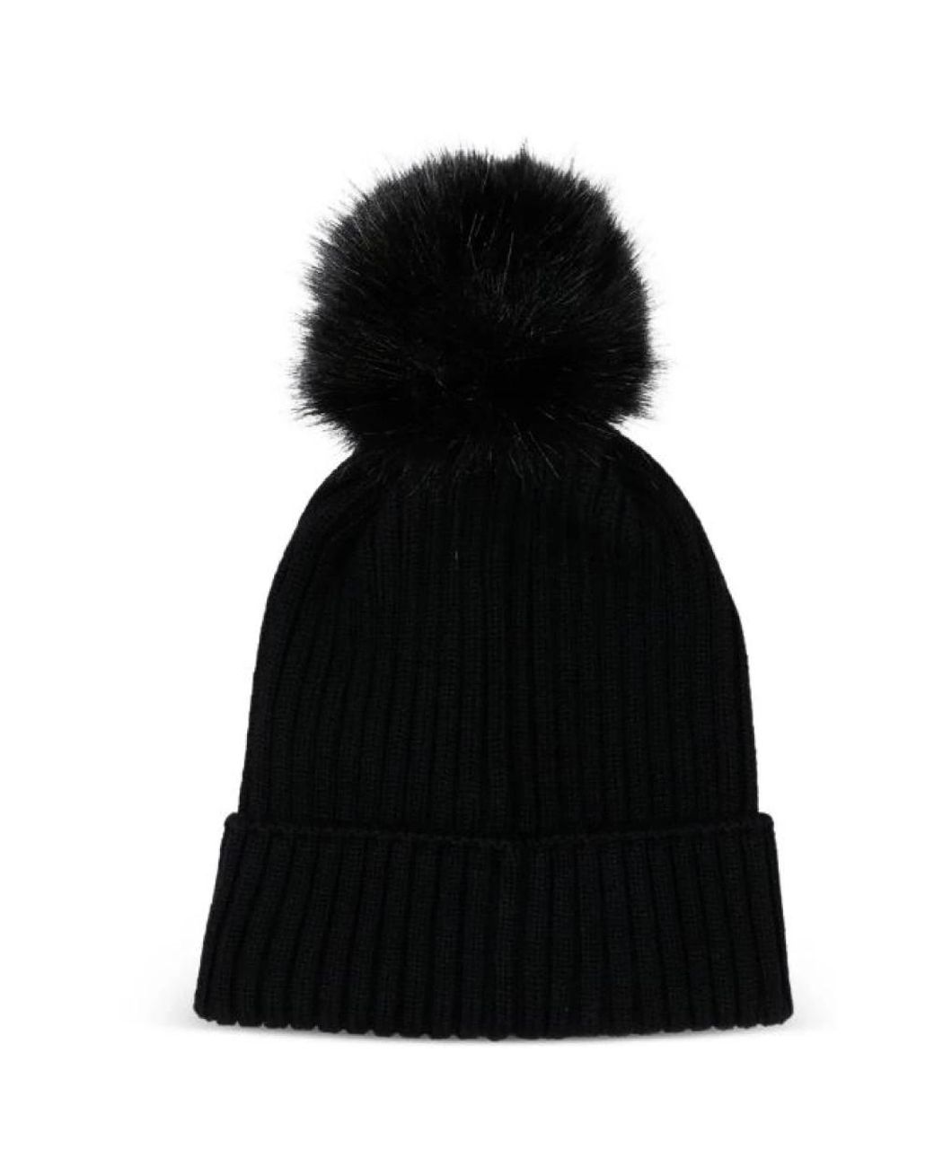 Moncler Wollmütze Mit Bommel in Black für Herren