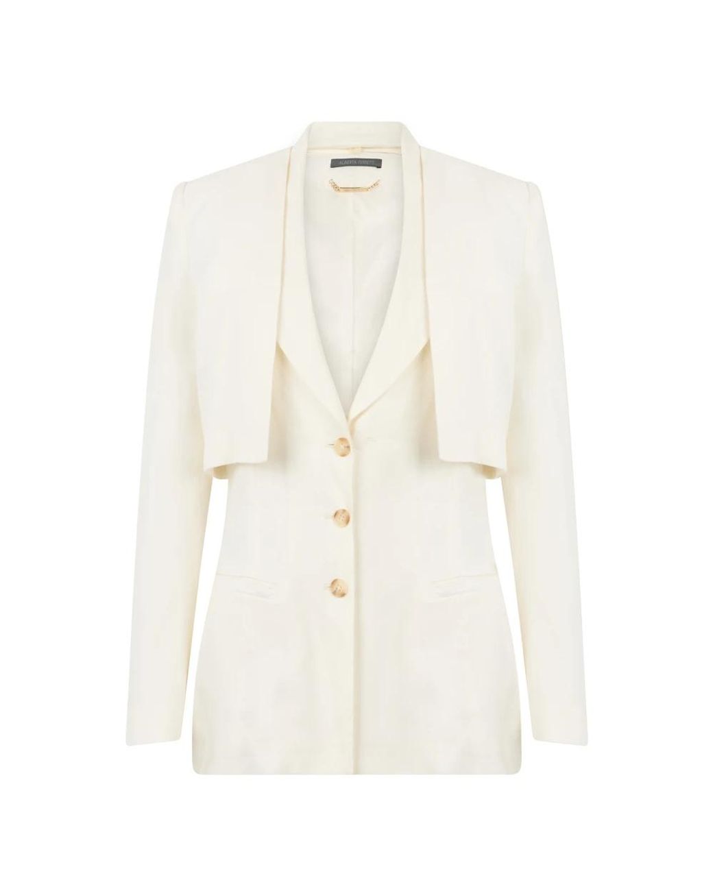 Alberta Ferretti White Blazers