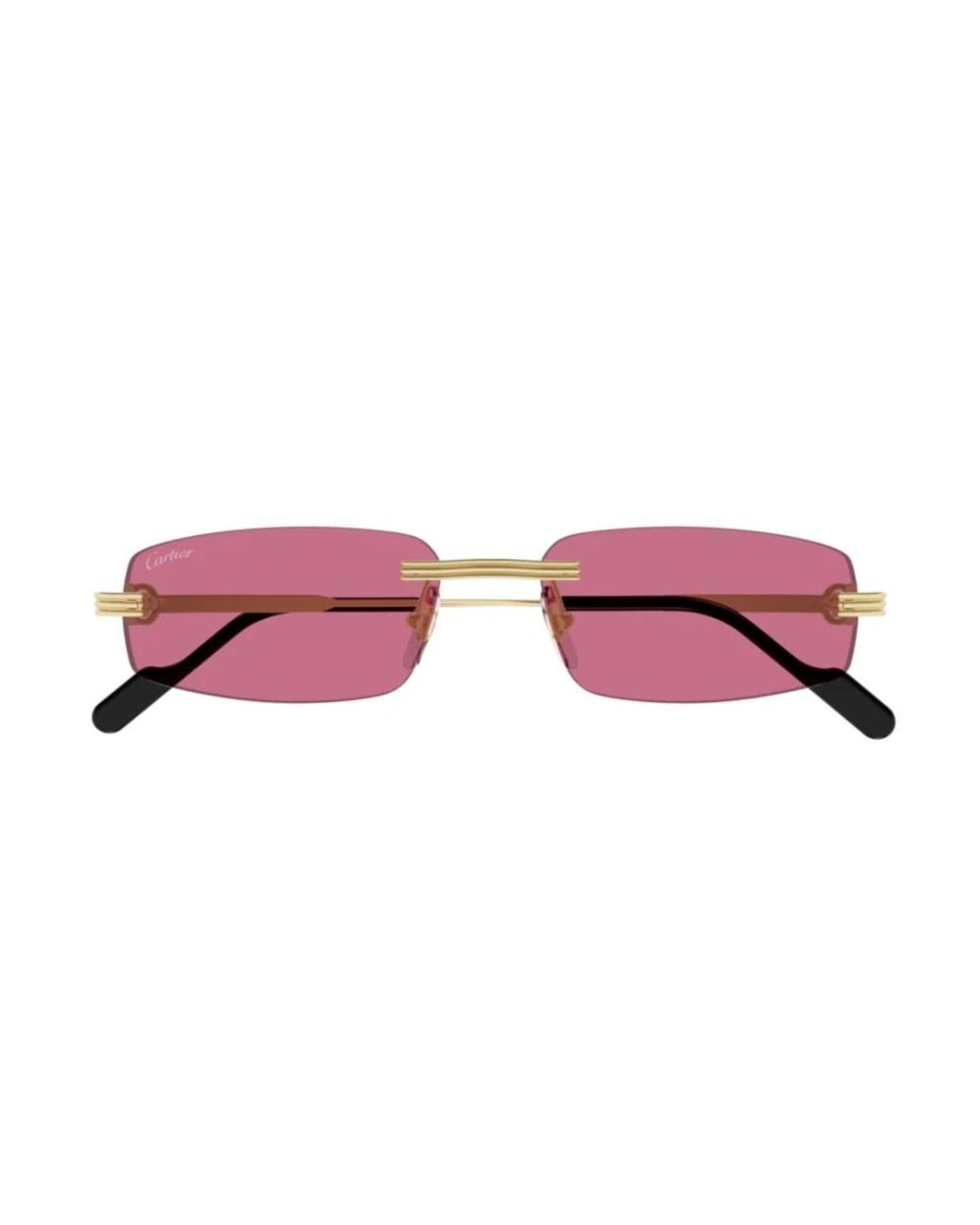 Cartier Pink Sunglasses for men