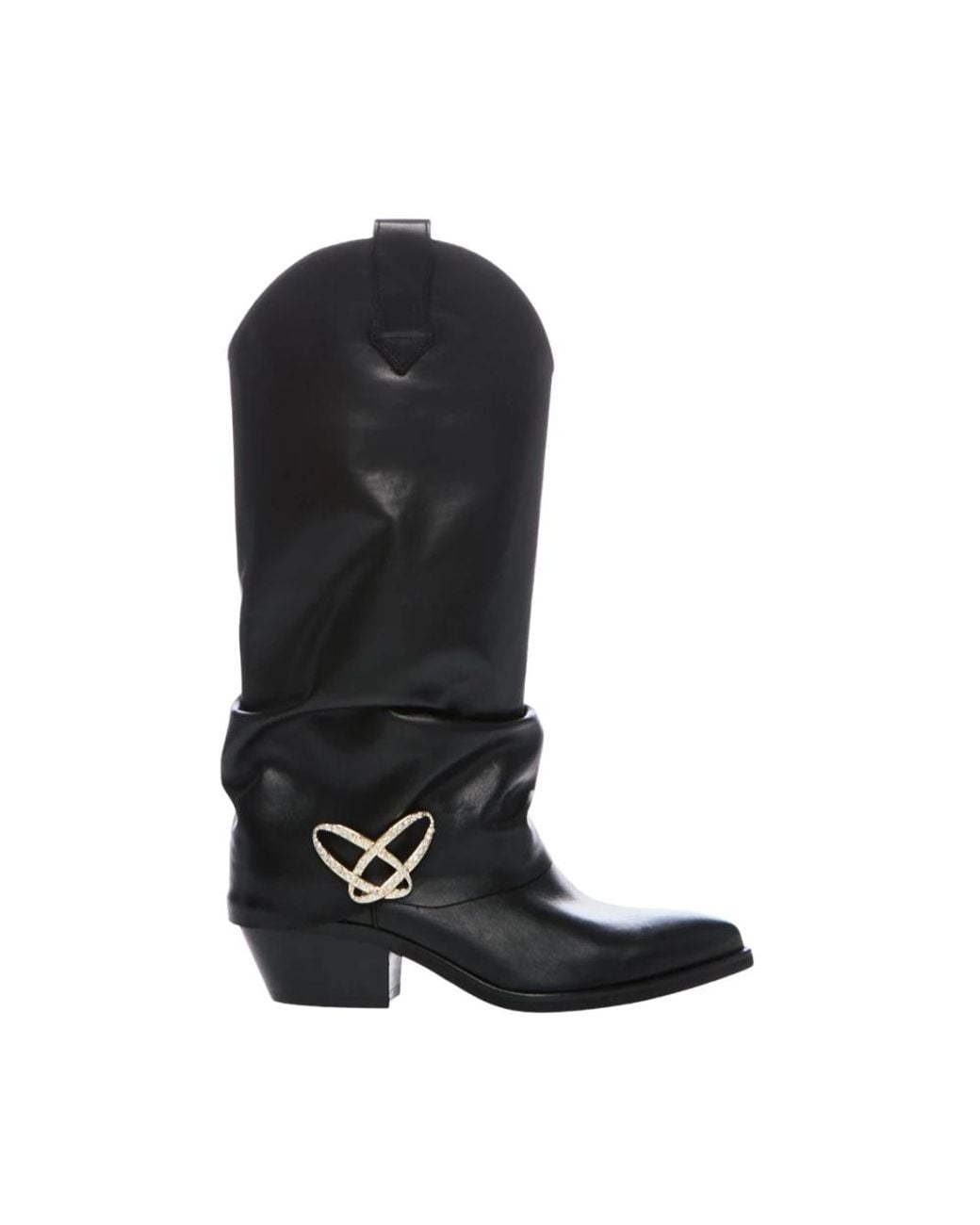 Ovyè Black Cowboy & Biker Boots