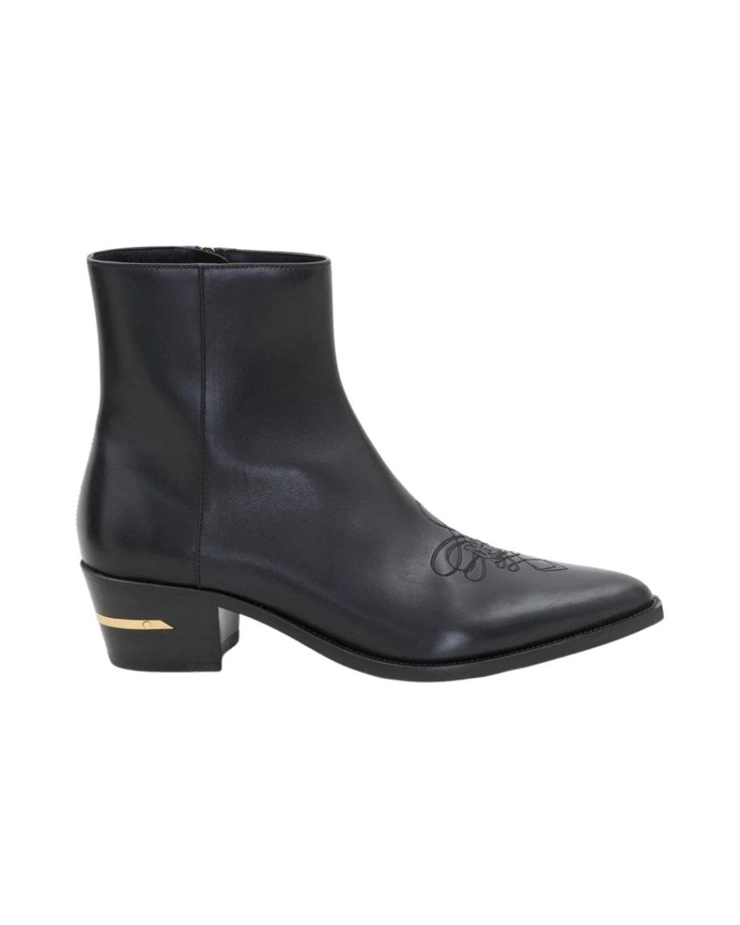 Amiri Black Cowboy & Biker Boots for men