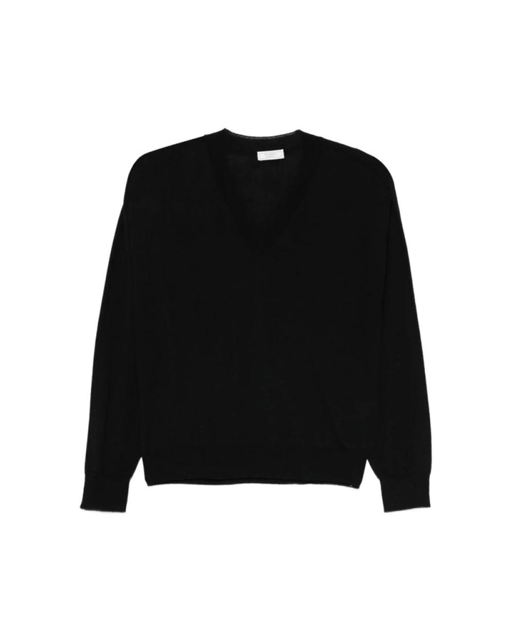 Peserico Black V-Neck Knitwear