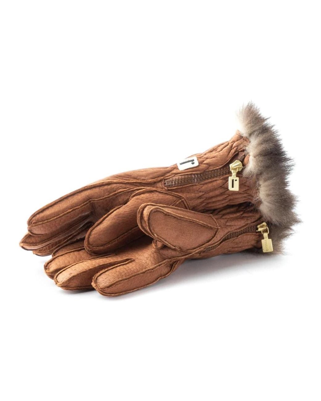 Restelli Guanti Brown Gloves