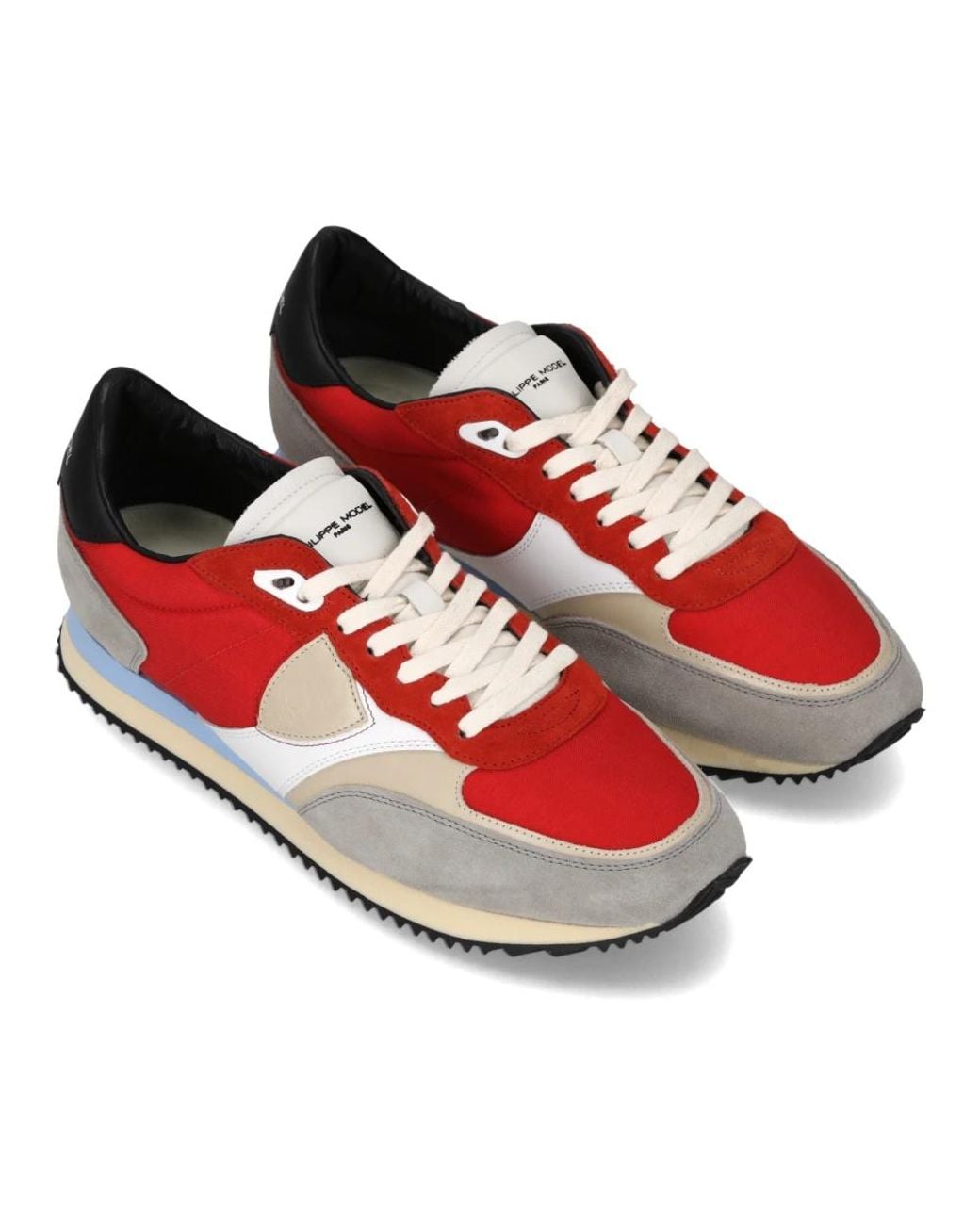 Sneakers di Philippe Model in Red da Uomo