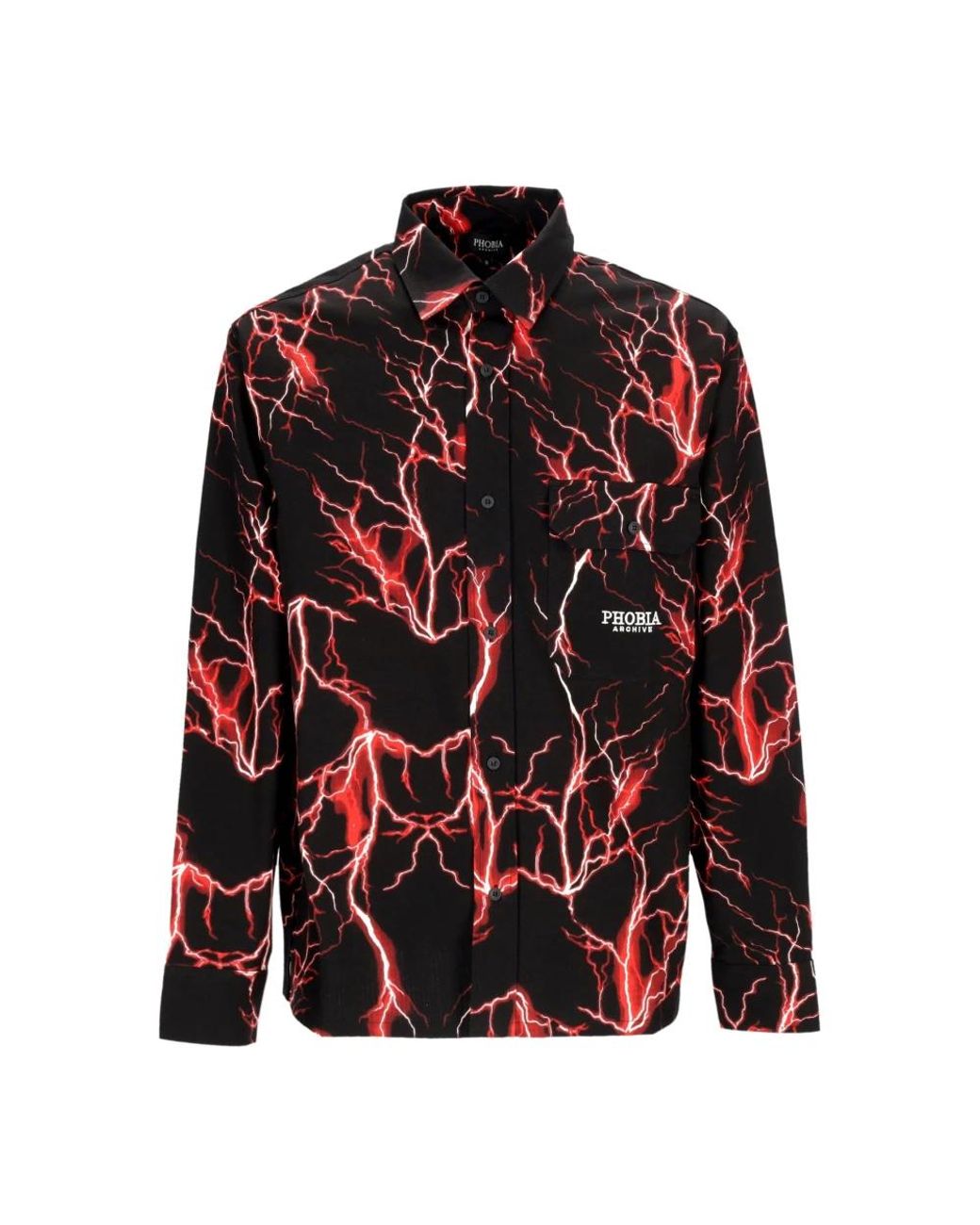 PHOBIA ARCHIVE Red Casual Shirts for men