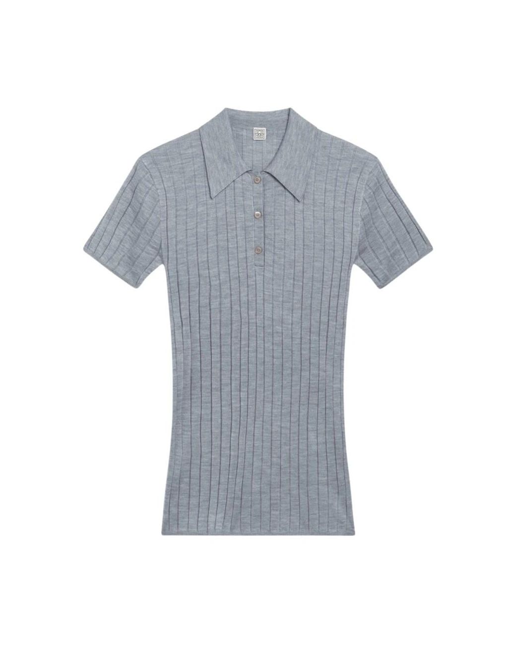 Totême Blue Polo Shirts