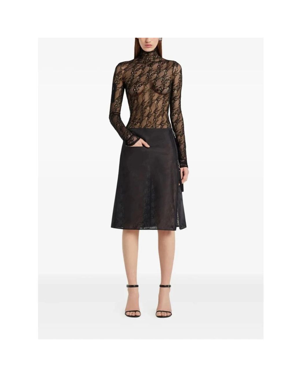 Courreges Black Turtlenecks