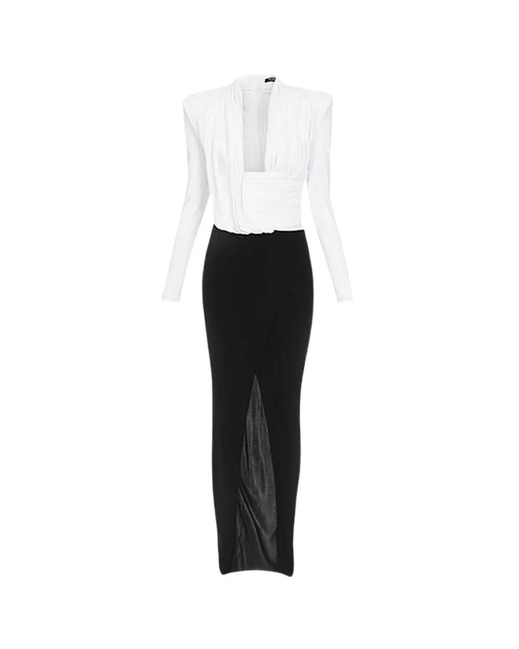 Balmain Black Midi Dresses