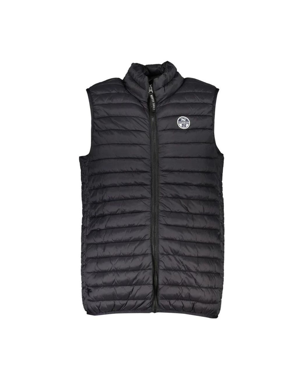 North Sails Gewatteerd Vest in het Black voor heren