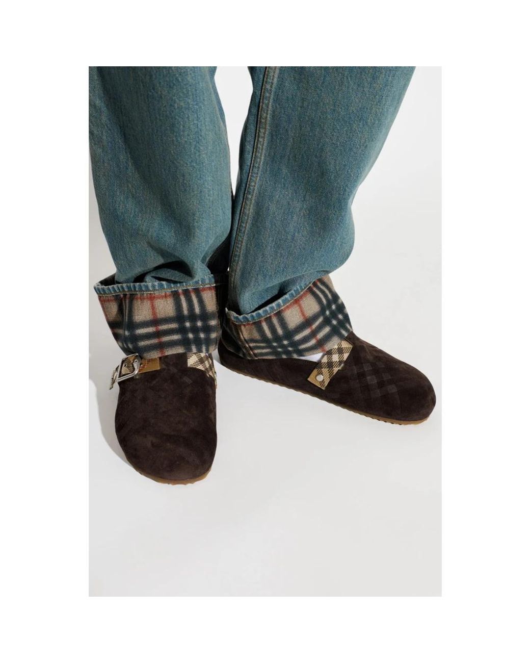 Burberry Urchin Mules in Black für Herren