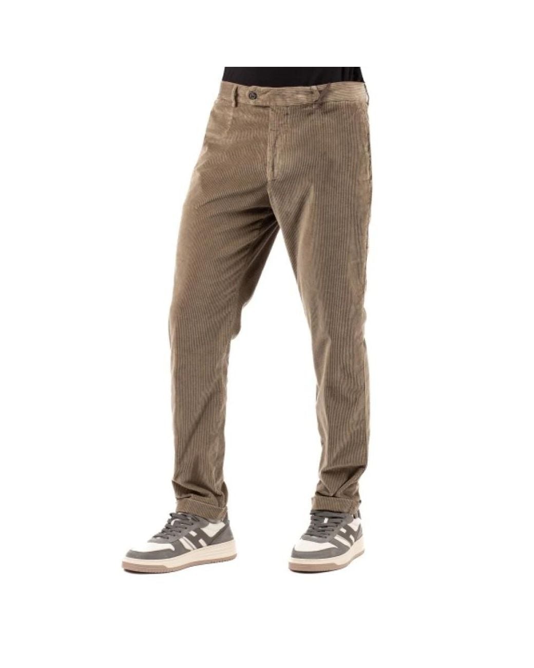 Berwich Natural Straight Trousers for men