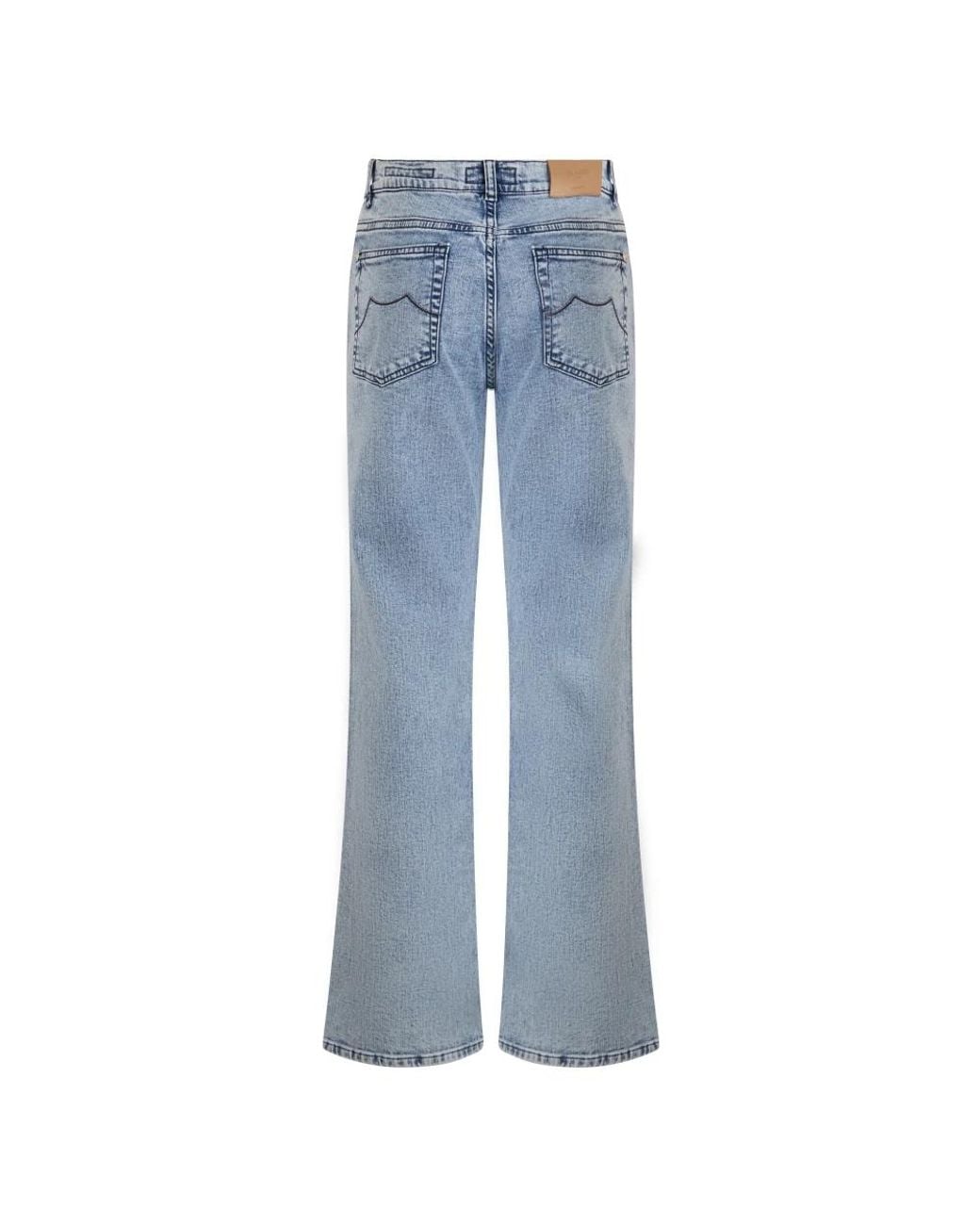 Moorer Blue Flare Jeans