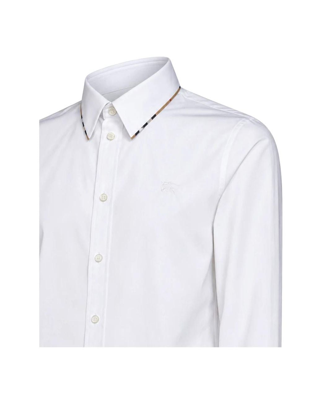 Burberry White Formal Shirts for men
