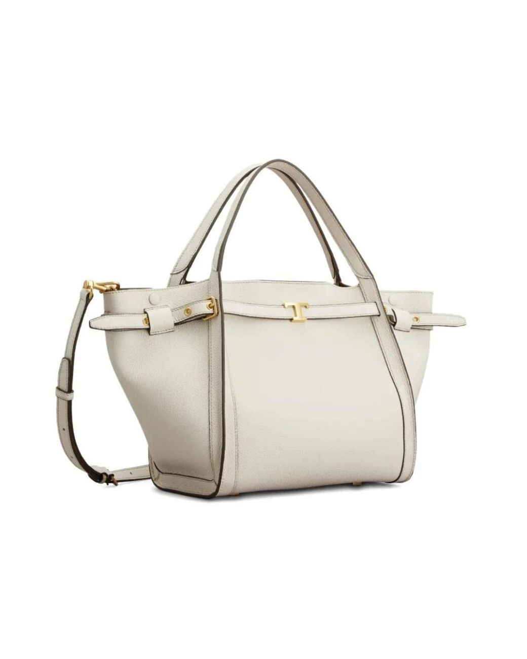 Tod's White Shopping Bag Small