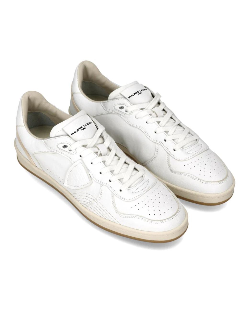 Philippe Model White Sneakers for men