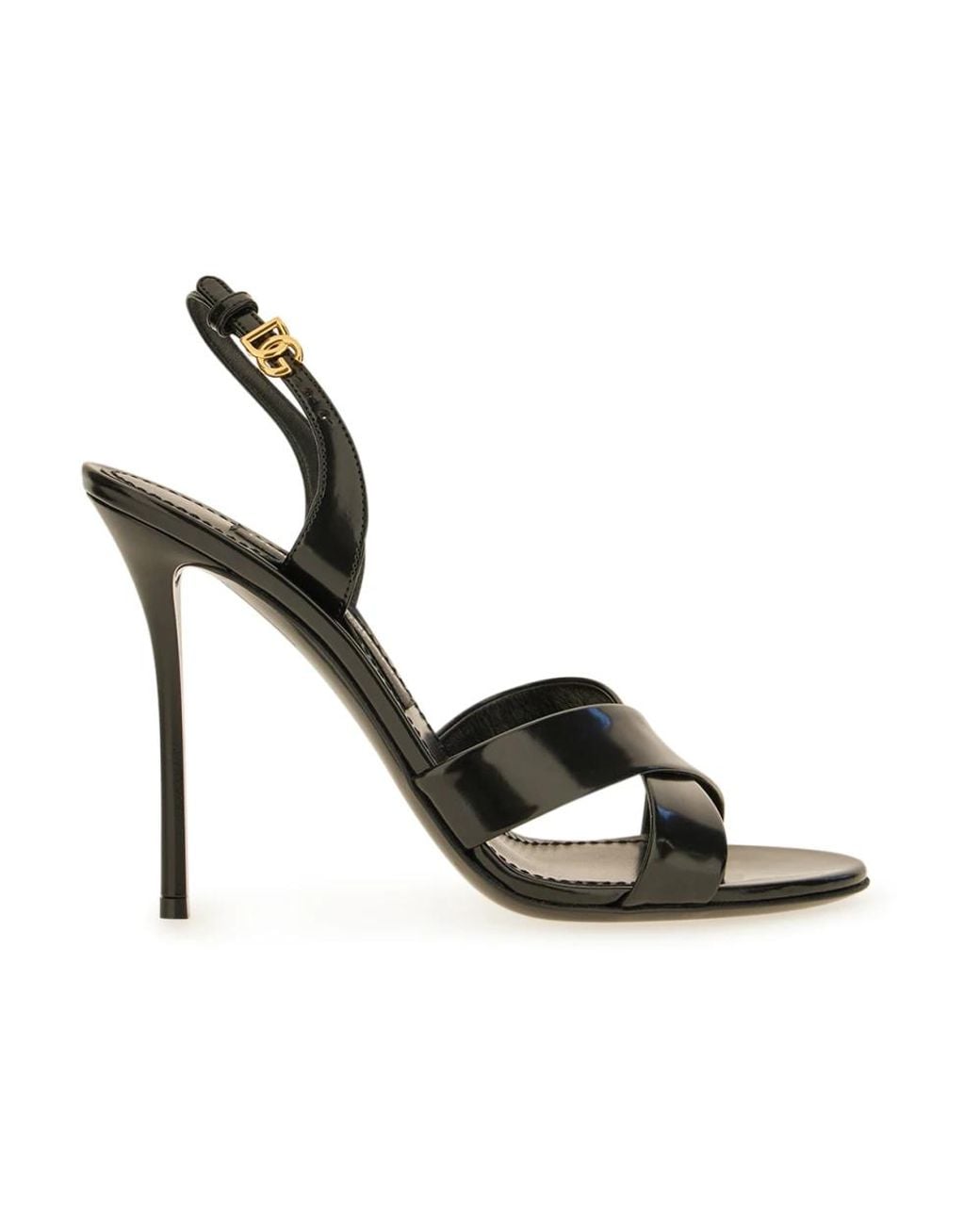 Dolce & Gabbana Metallic High Heel Sandals