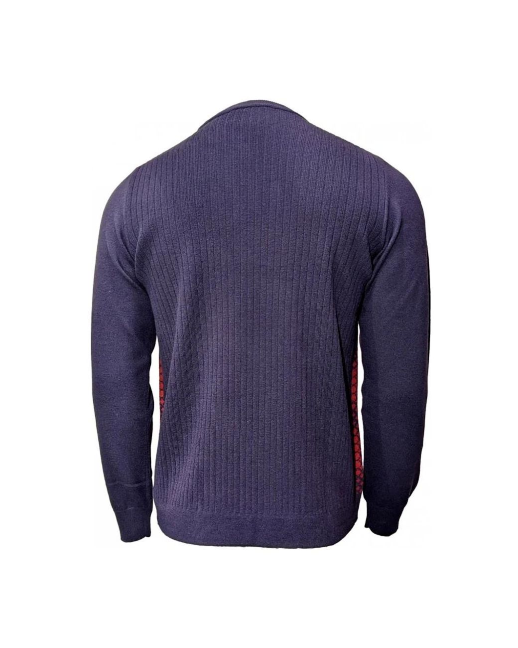 Zanone Blue Round-Neck Knitwear for men