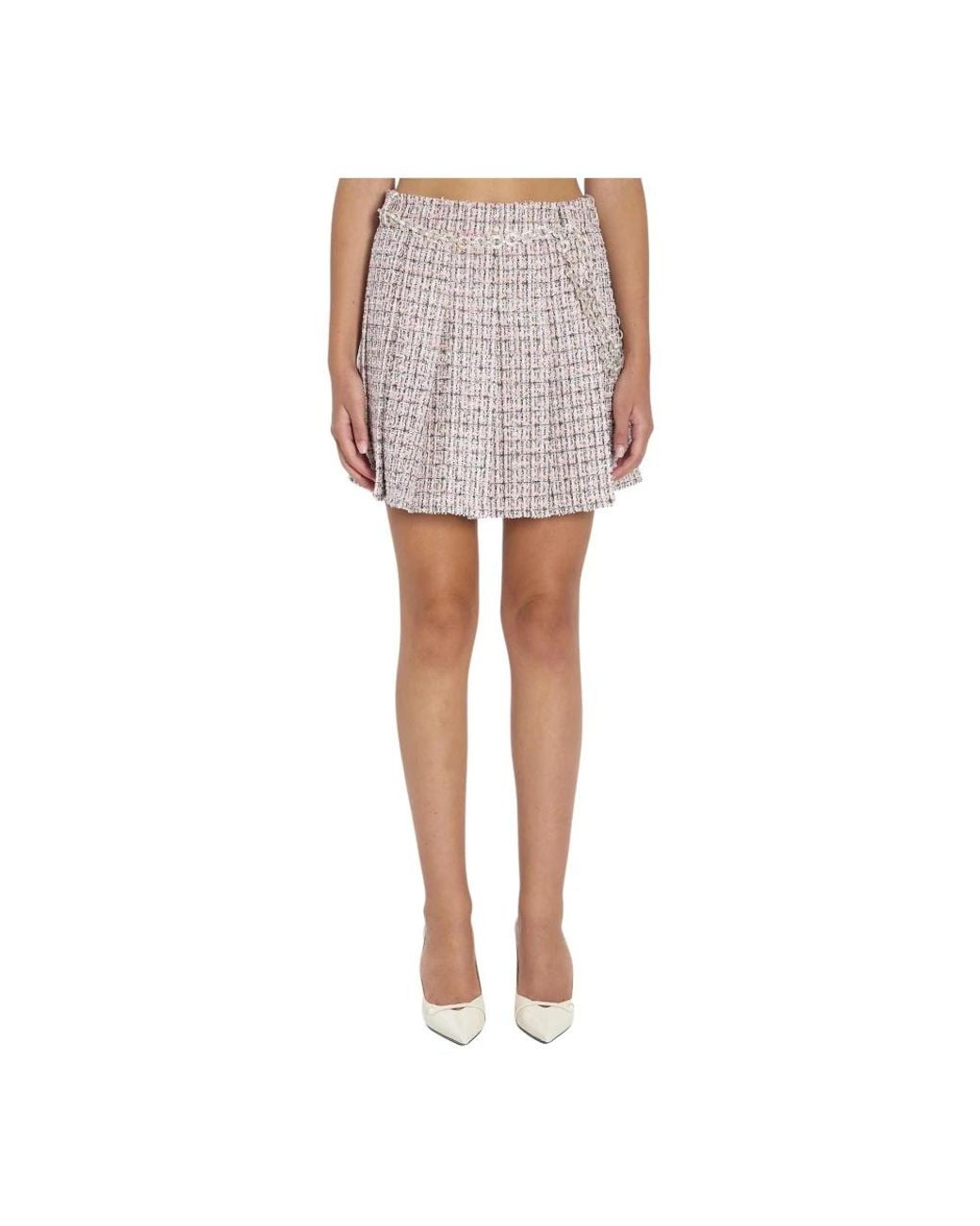 Self-Portrait White Short Skirts
