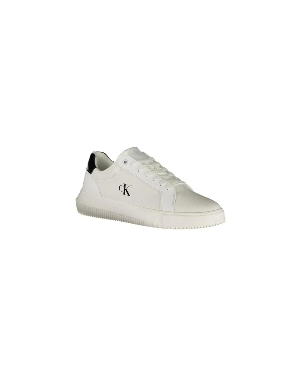 Calvin Klein White Bianco Polyurethane Sneaker for men
