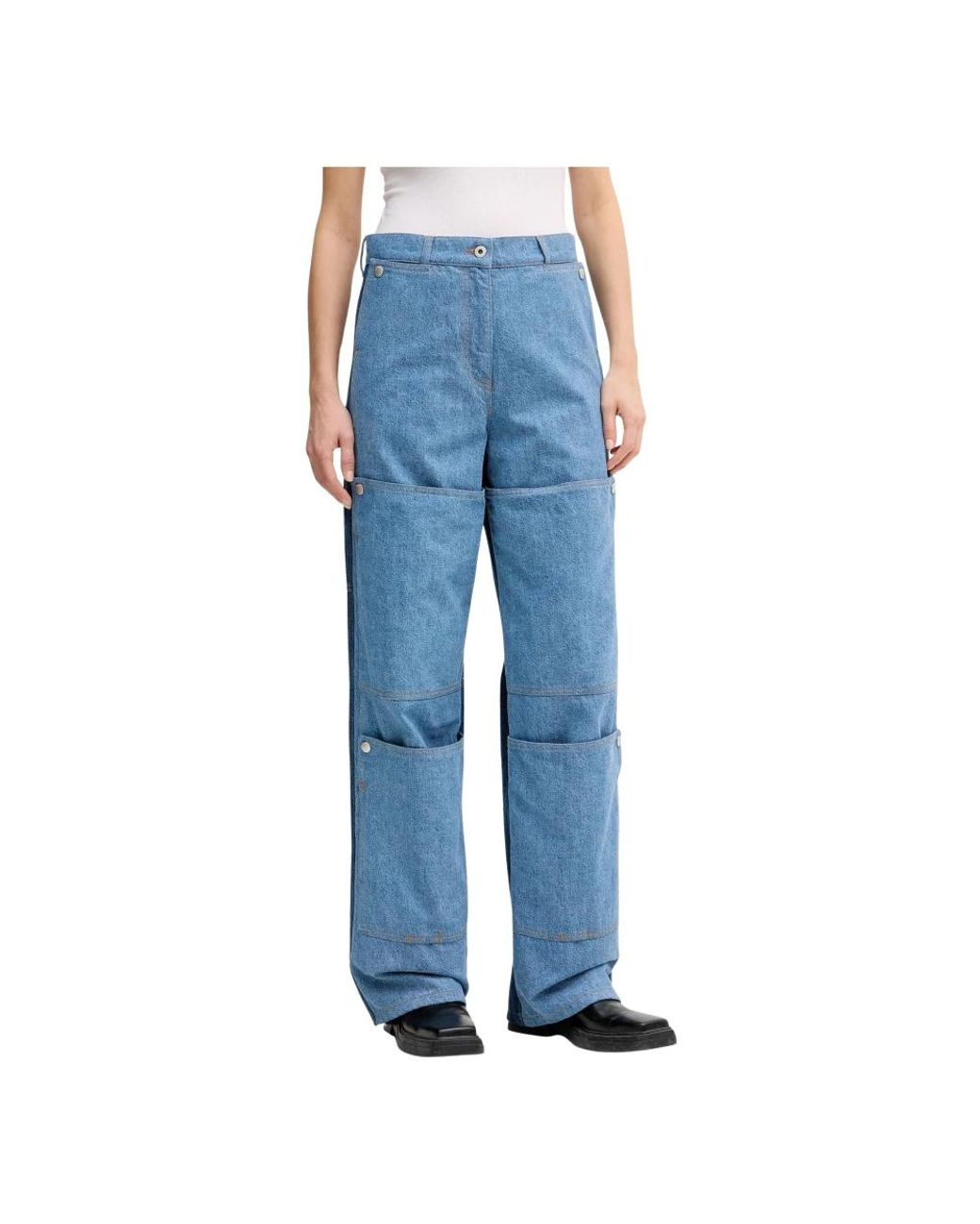 KENZO Rechte Jeans in het Blue