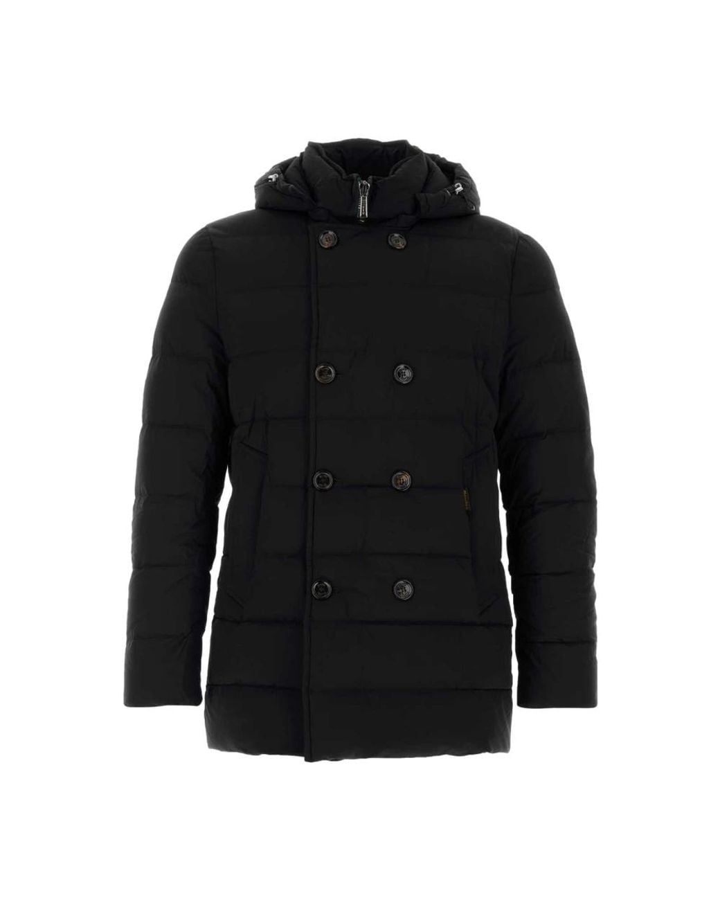 Moorer Jassen ,Zwart ,Nylon Florio Down Jacket in het Black voor heren