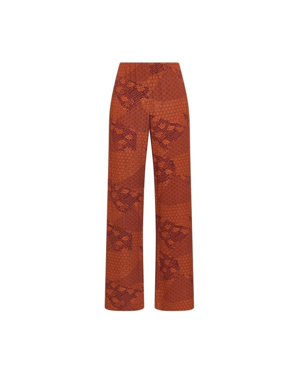 Maliparmi Red Wide Trousers