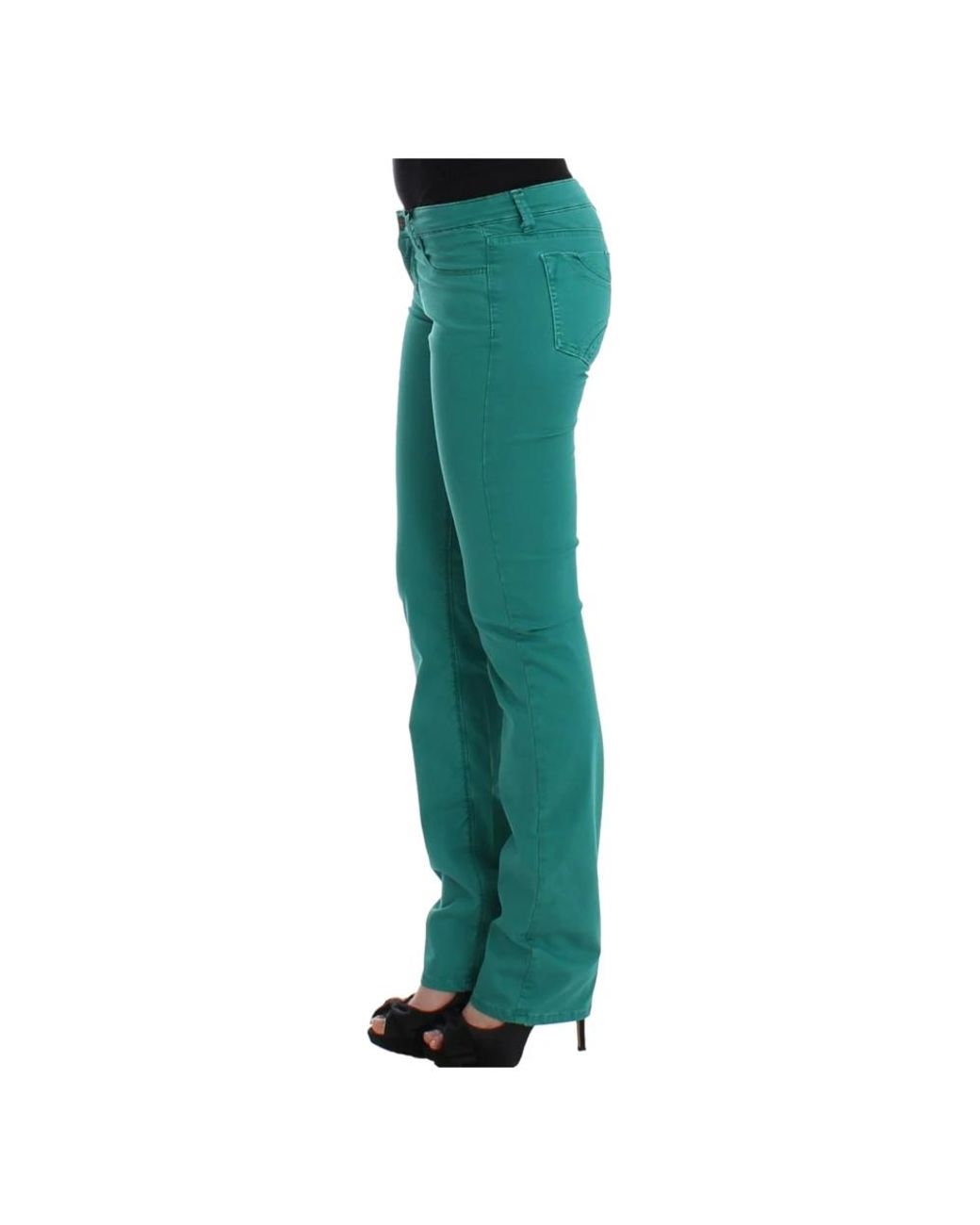 CoSTUME NATIONAL Green Slim-Fit Trousers