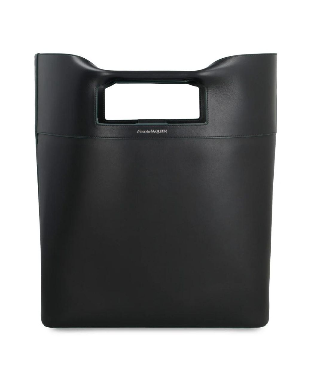 McQueen Black Shopping Bags for men