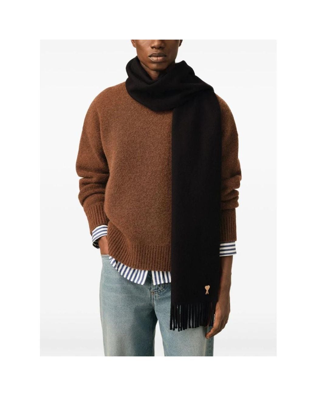 Winter Scarves AMI pour homme en coloris Black