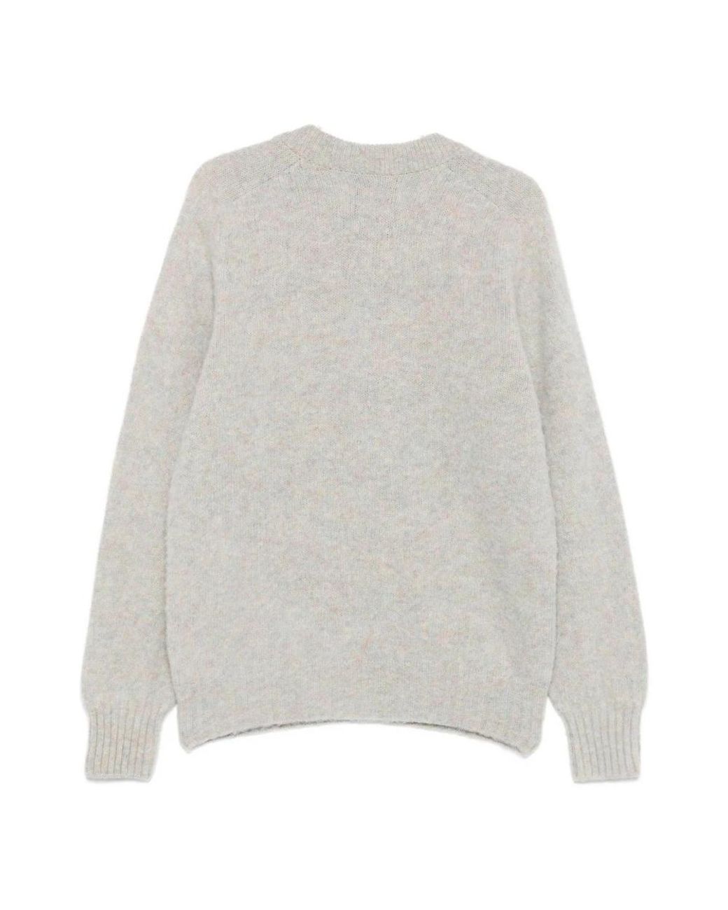 Howlin' By Morrison White V-Neck Knitwear for men