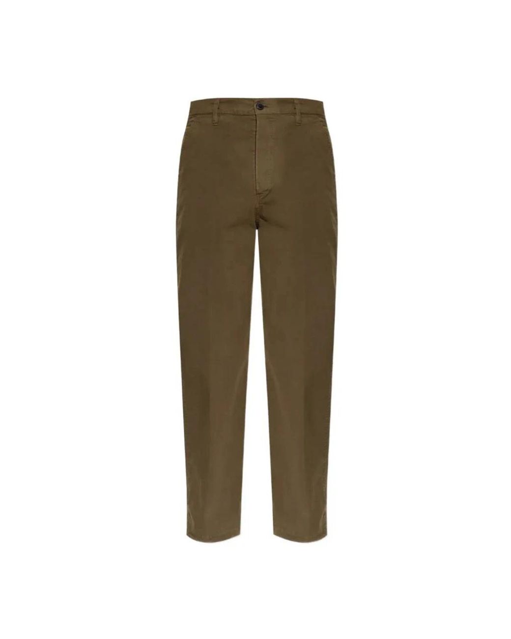 Dries Van Noten Green Straight Trousers for men