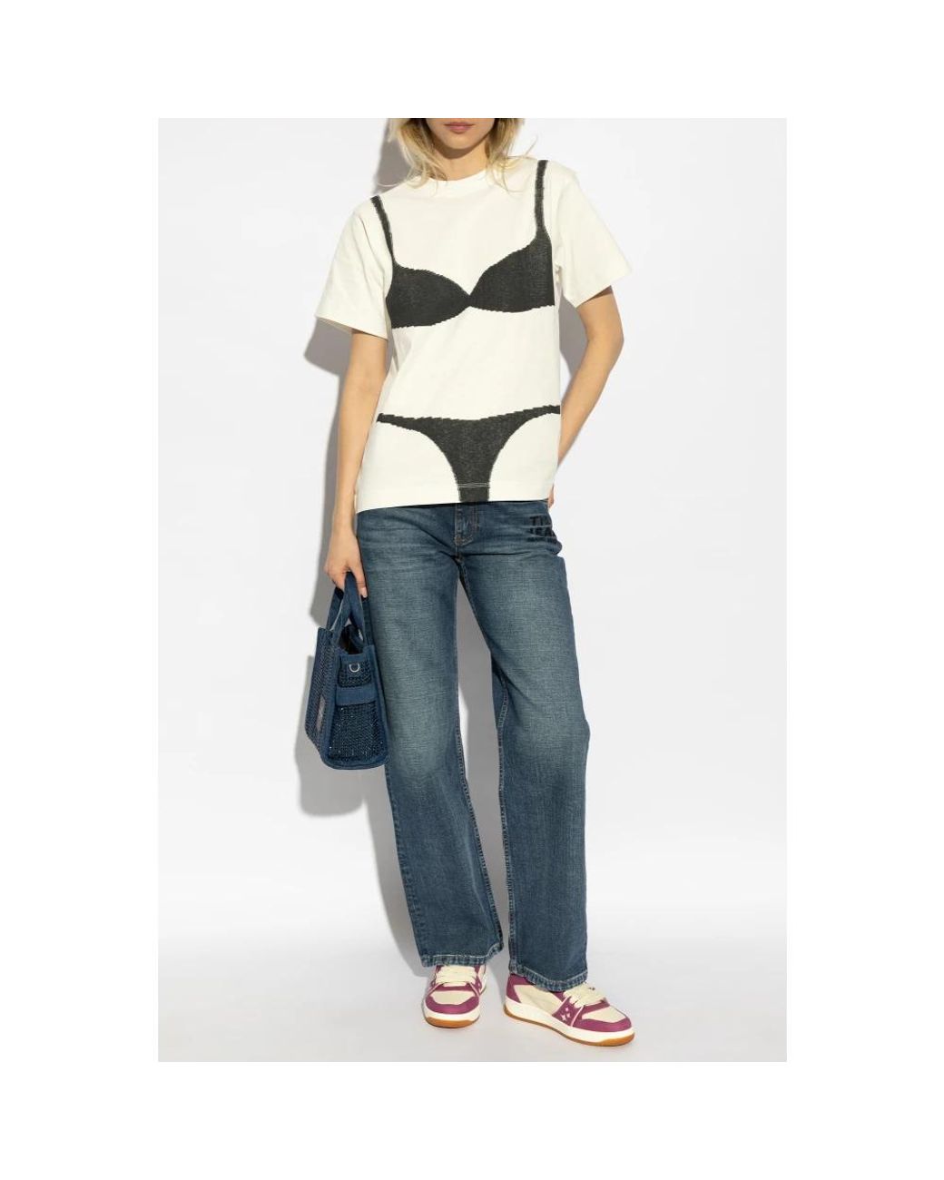 Marc Jacobs Black T-Shirt With Print