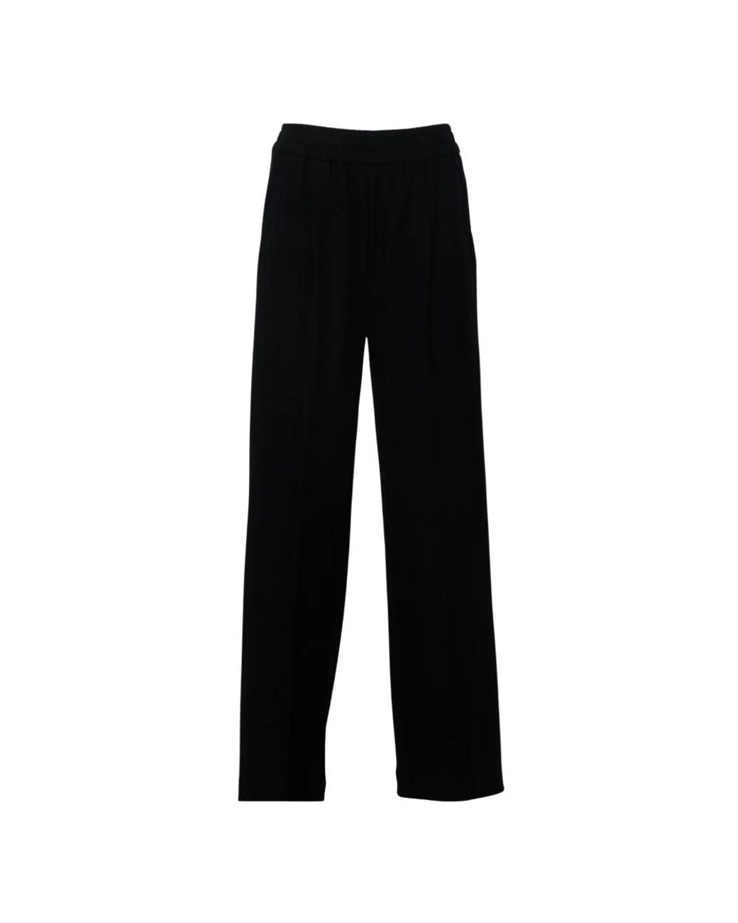 Circolo 1901 Black Wide Trousers