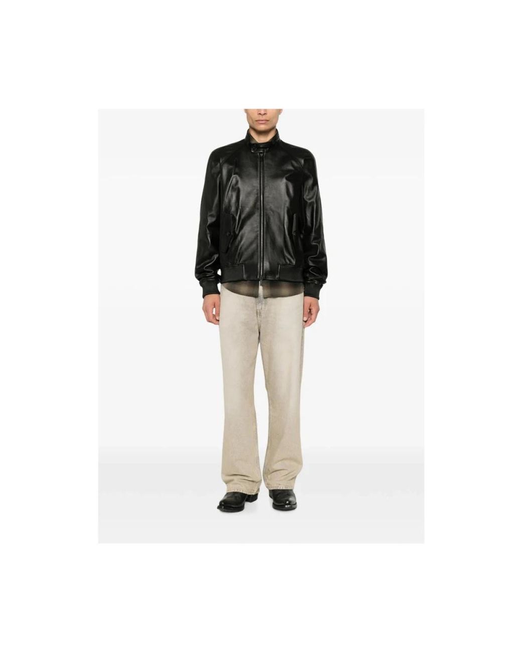 DSquared² Black Bomber Jackets for men