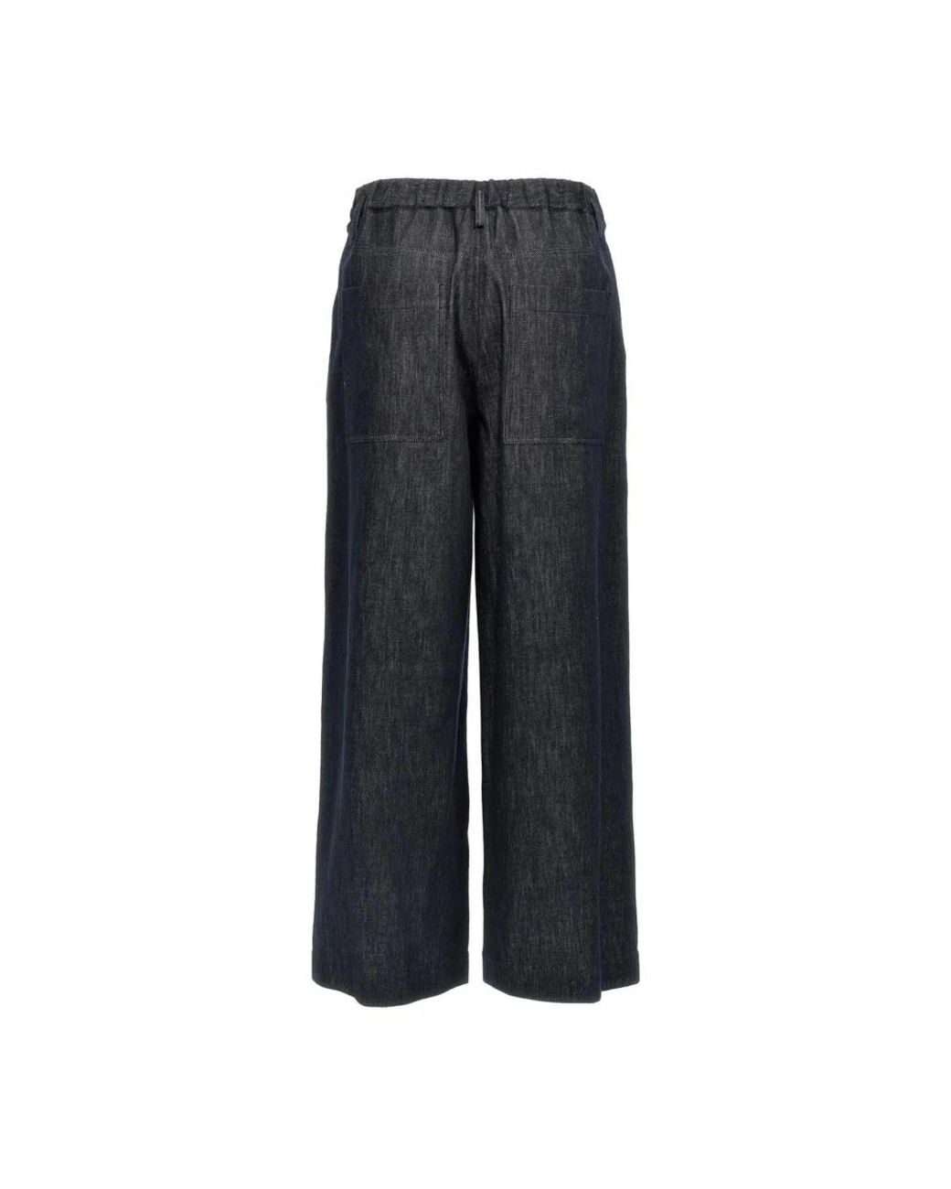 Brunello Cucinelli Black Wide Jeans