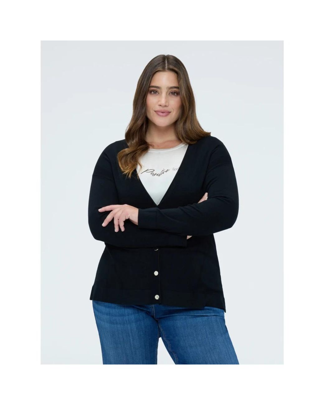 Cardigans FIORELLA RUBINO de color Black