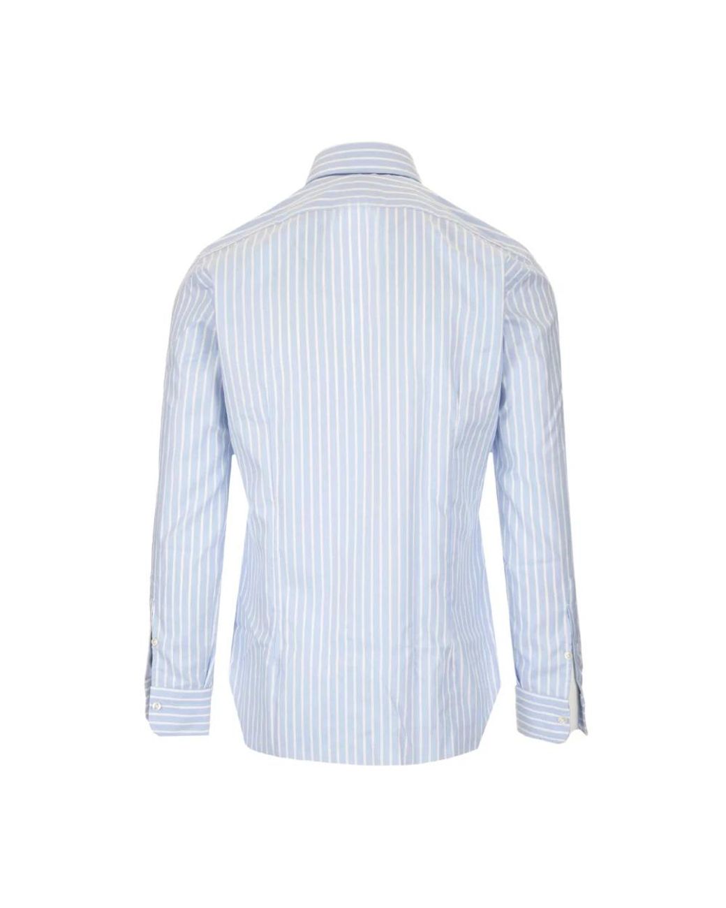 Barba Napoli Blue Formal Shirts for men