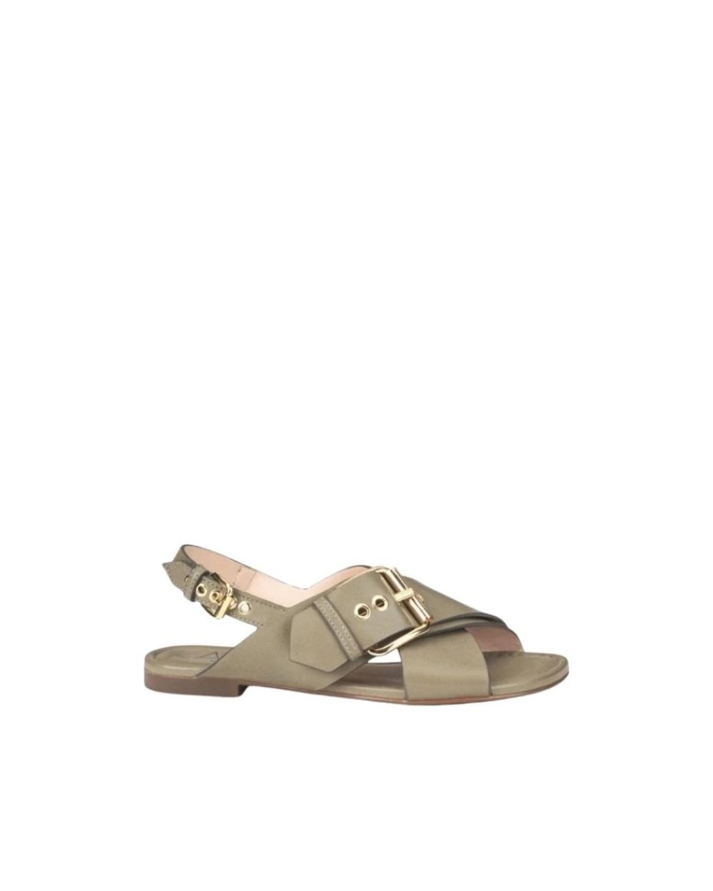 Agl Attilio Giusti Leombruni Natural Flat Sandals