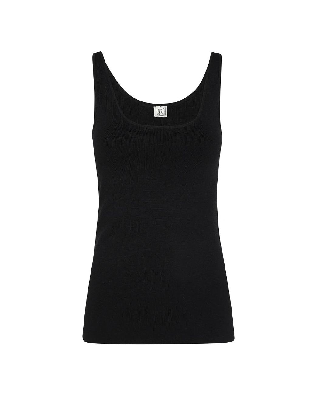 Totême Black Sleeveless Tops