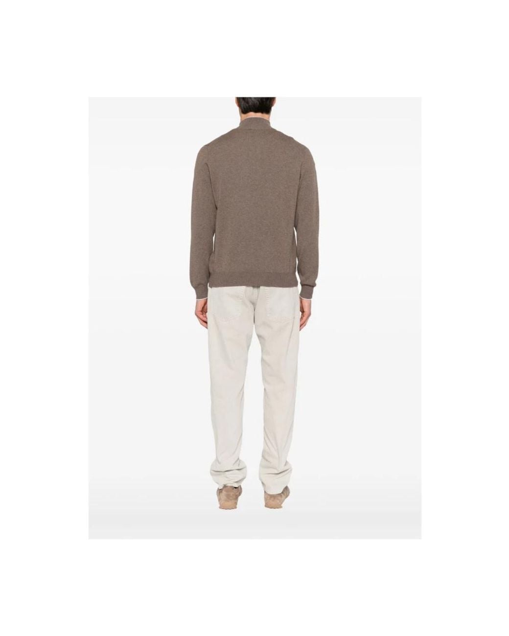 Vengera Natural Round-Neck Knitwear for men