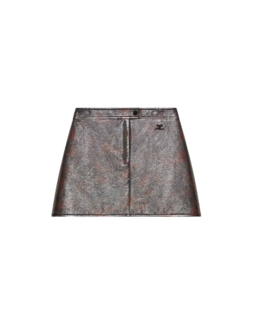 Courreges Gray Short Skirts