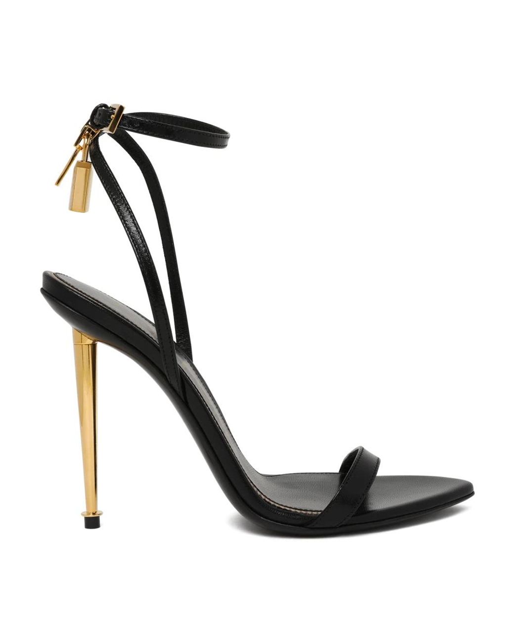 Tom Ford Black High Heel Sandals