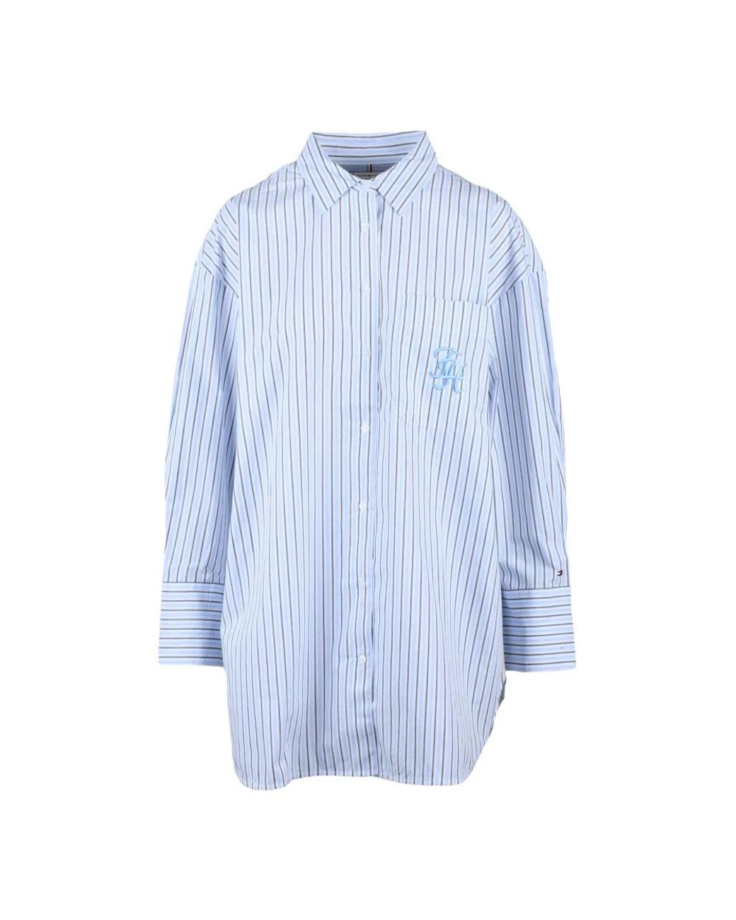 Tommy Hilfiger Camicia Over in het Blue