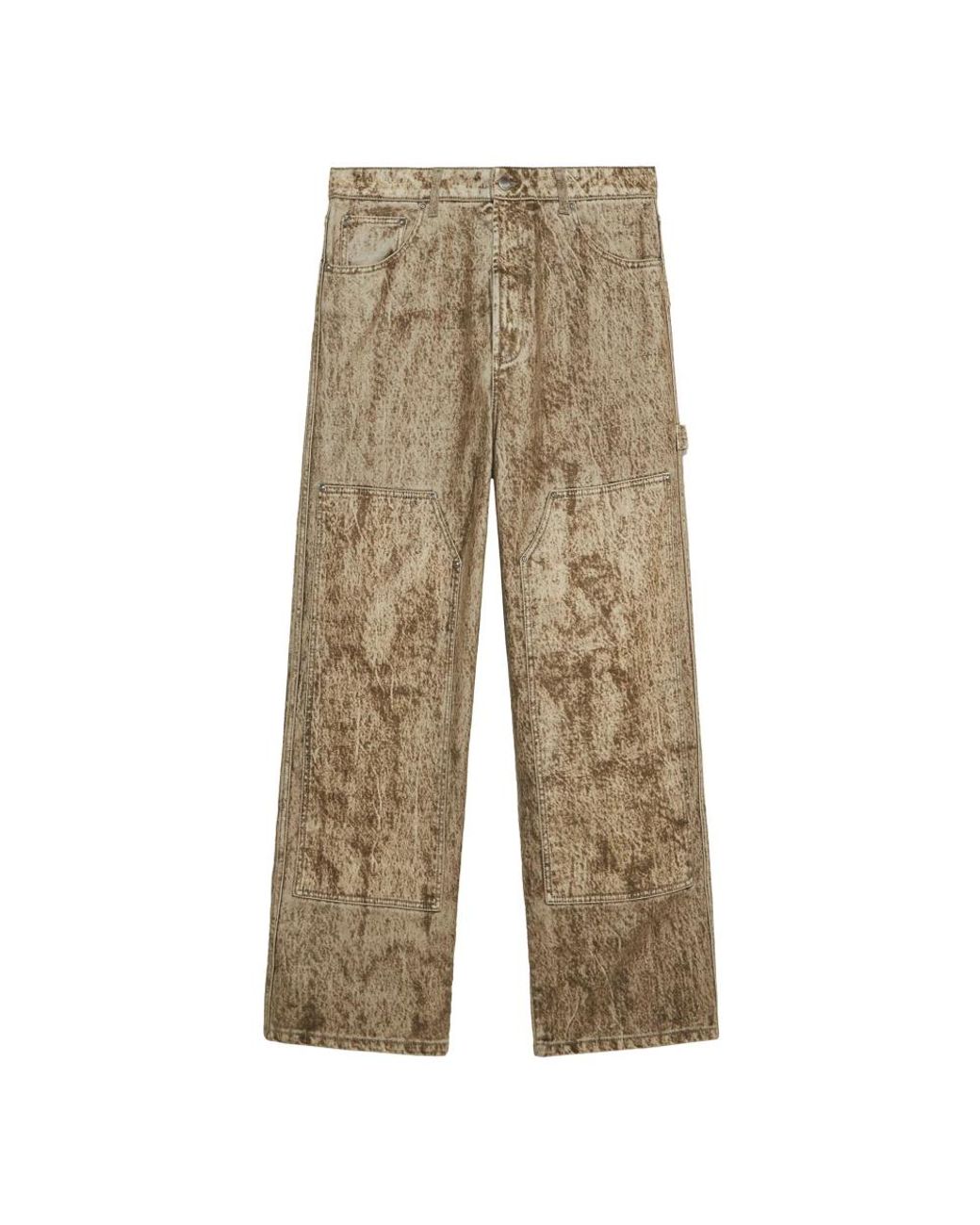 1989 STUDIO Natural Wide Trousers for men