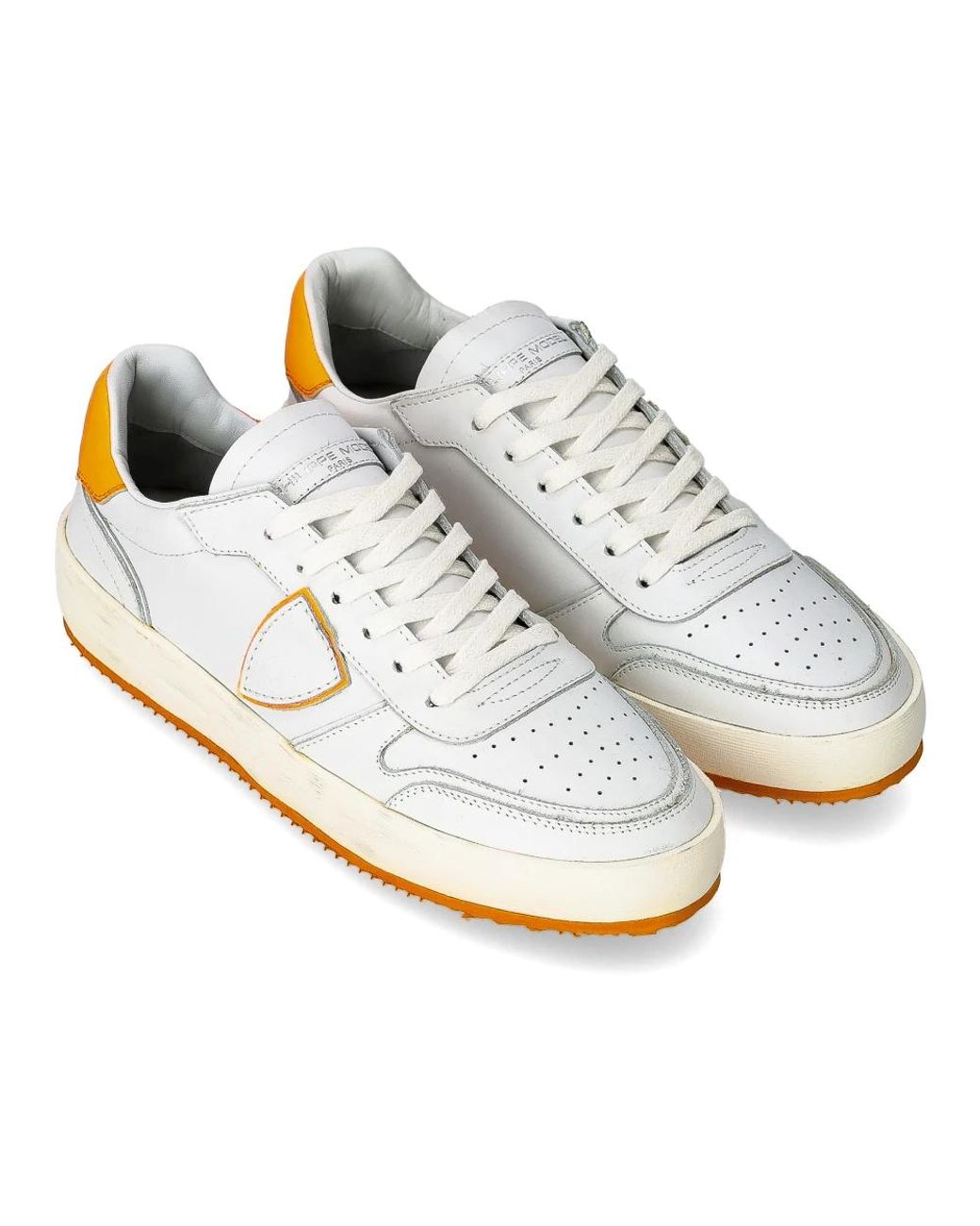 Philippe Model White Sneakers for men